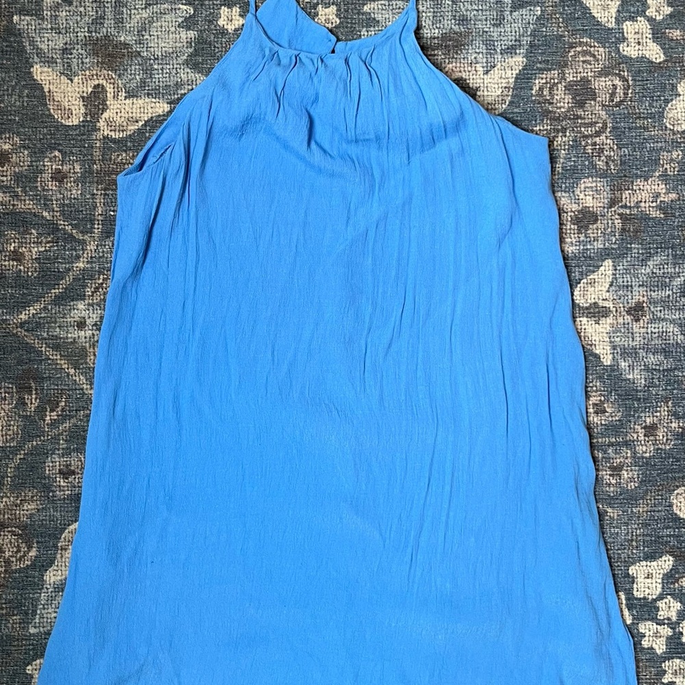 Black Swan 🦢 Blue Sleeveless Women's Dress